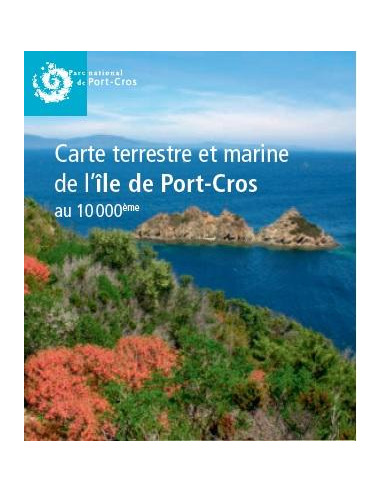 Carte terrestre et marine de l’île de Port-Cros