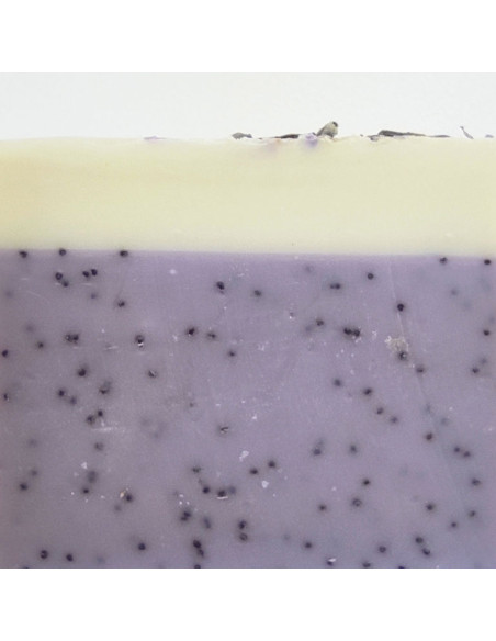 Savons naturels lavande : pavot • Collaboration avec la Savonnerie du Baou