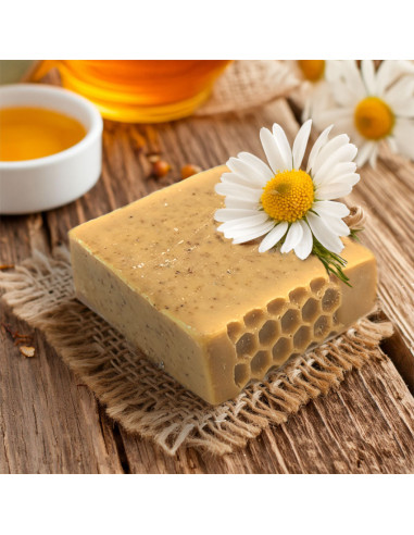 Savons naturels miel / camomille • Collaboration avec la Savonnerie du Baou