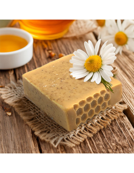 Savons naturels miel / camomille • Collaboration avec la Savonnerie du Baou