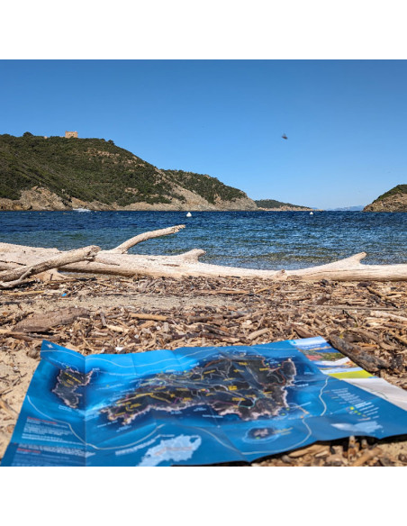 Carte terrestre et marine de l’île de Port-Cros