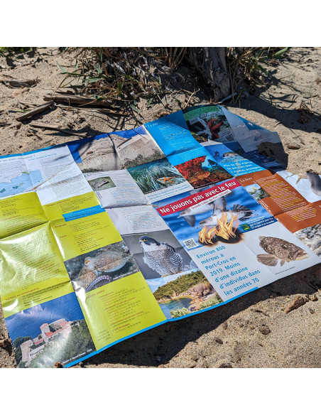 Carte terrestre et marine de l’île de Port-Cros