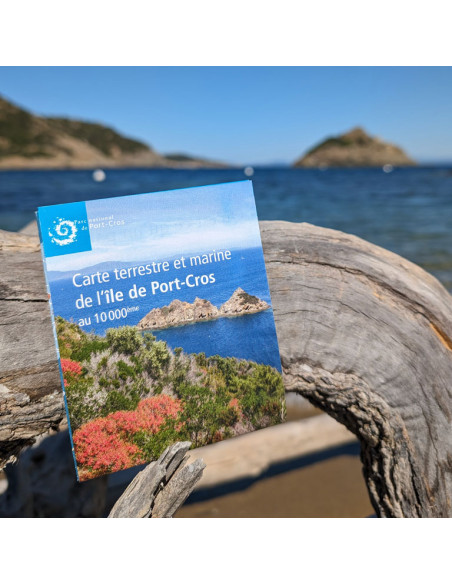 Carte terrestre et marine de l’île de Port-Cros